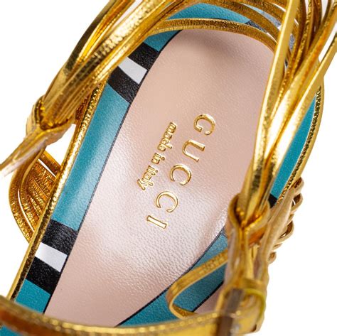 gucci allie knotted sandals.